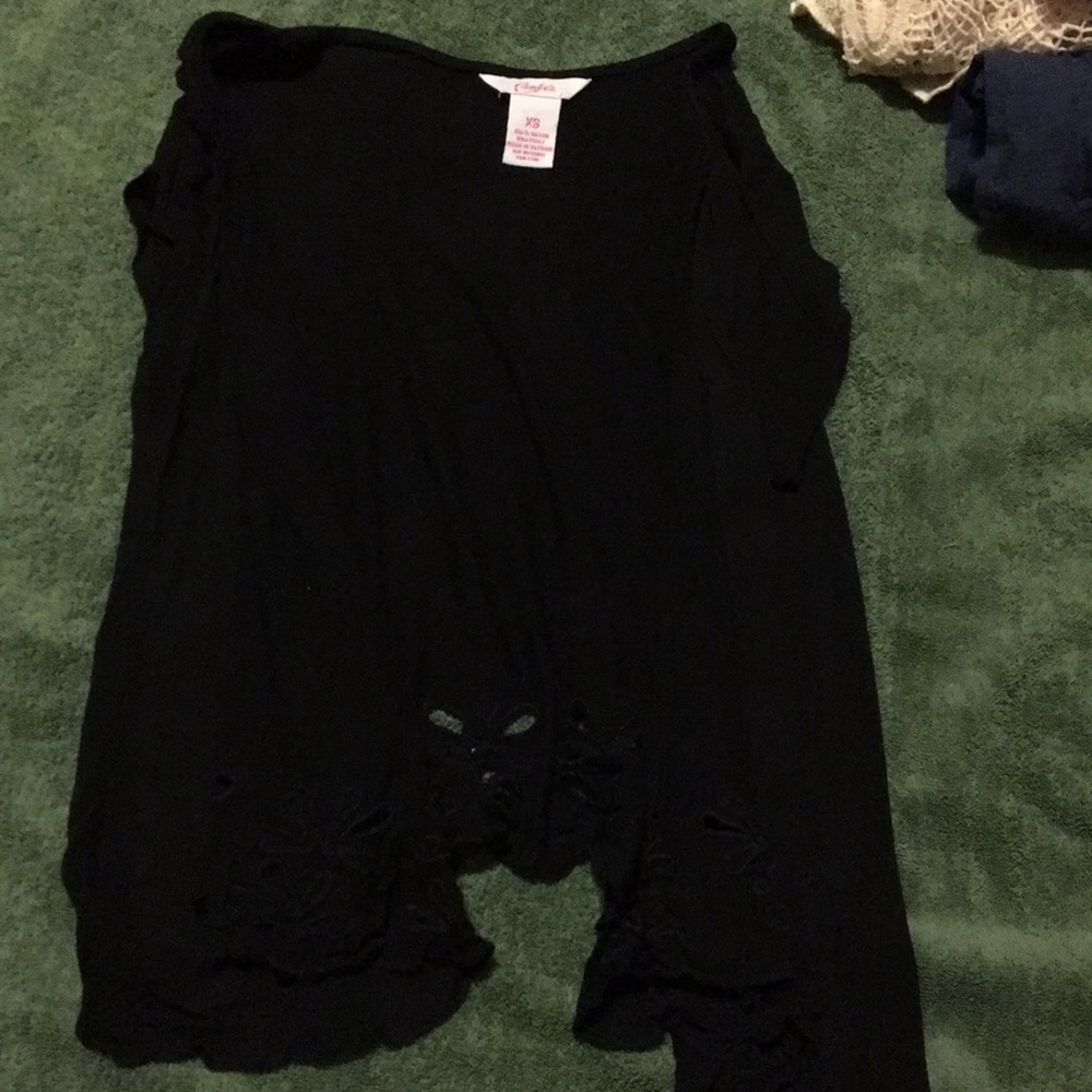 Short sleeve cardigan
